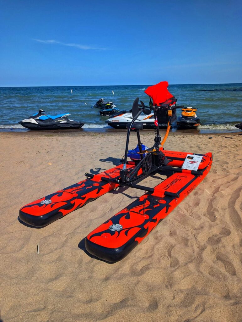 Relaxing and beginner-friendly water bike experience in Toronto for couples and families